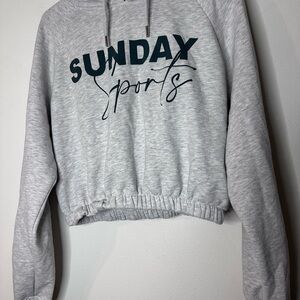 Primark Light Gray Sunday Sports Hoodie